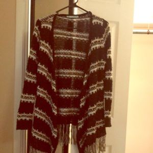 Black and Tan fridge cardigan
